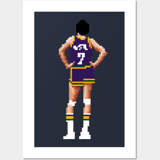 Pete Maravich Pixel Posters and Art